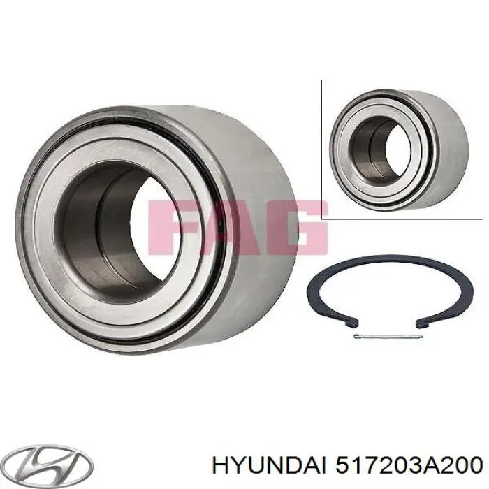 517203A200 Hyundai/Kia cojinete de rueda delantero