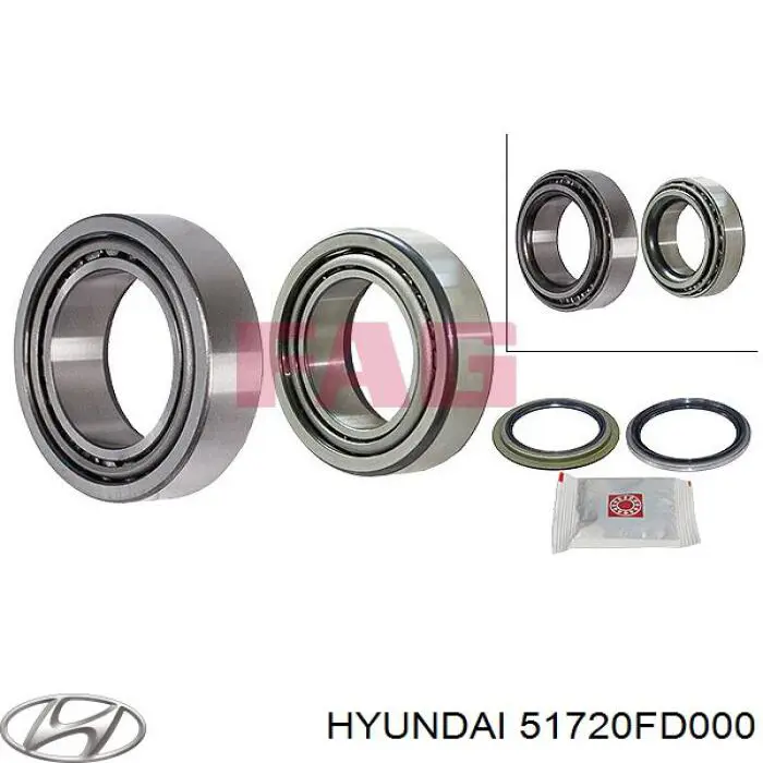 Cojinete de rueda delantero KK15033047 Iljin