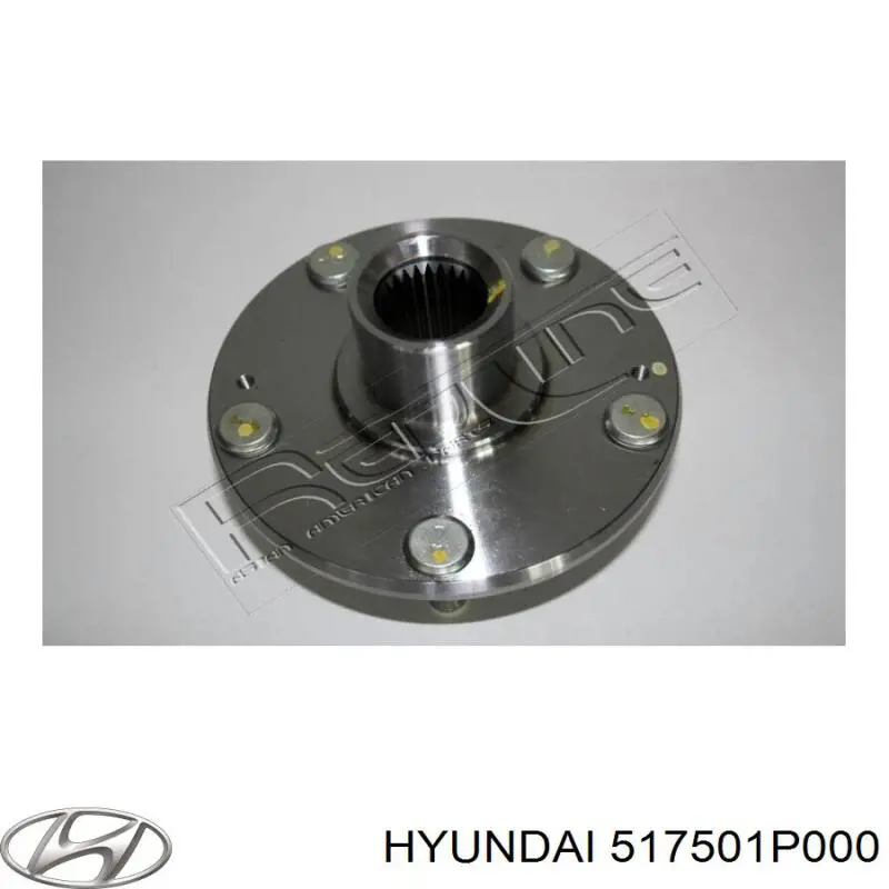 517501P000 Hyundai/Kia cubo de rueda delantero