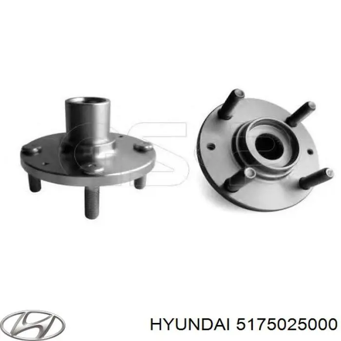 5175025000 Hyundai/Kia cubo de rueda delantero