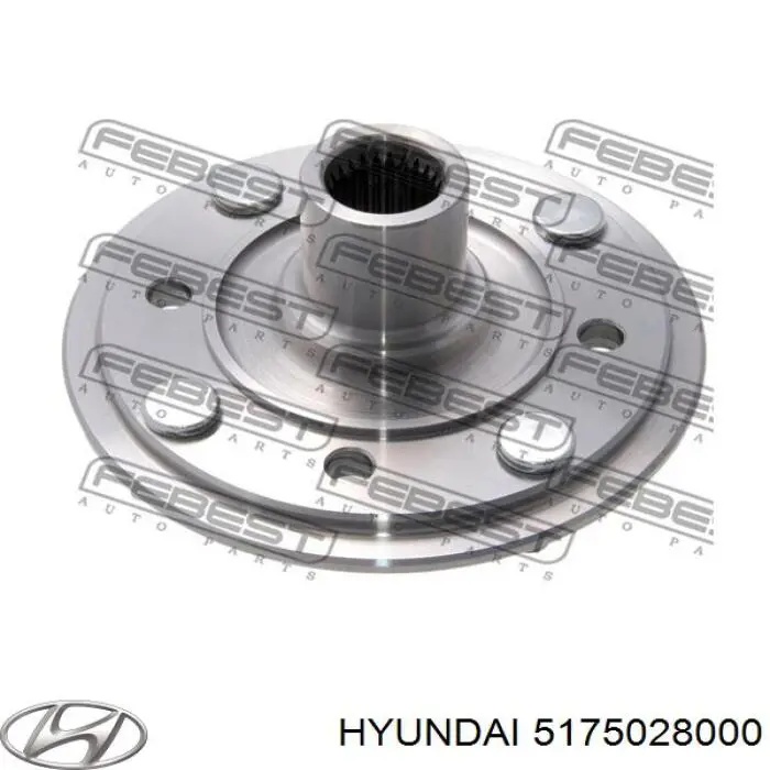 Buje de rueda delantero Hyundai/Kia 5175028000 precio, desde 30,86 EUR