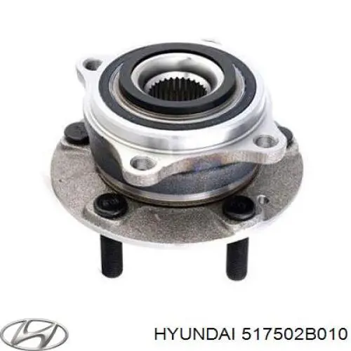 517502B010 Hyundai/Kia cubo de rueda delantero