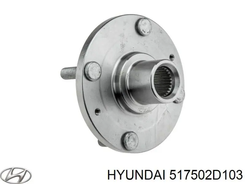 Buje de rueda delantero Hyundai/Kia 517502D103 precio, desde 4,53 EUR