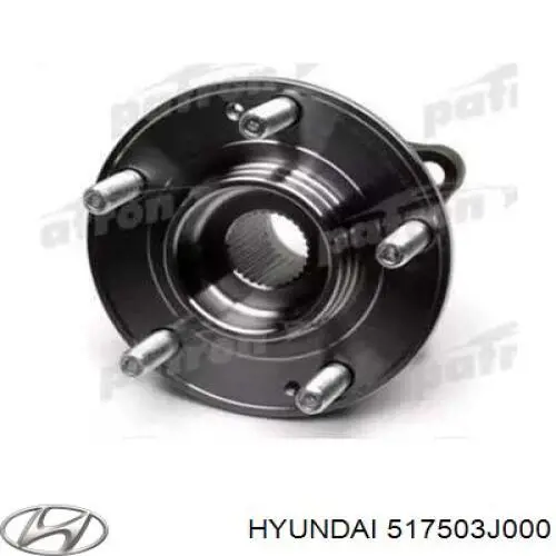 Buje de rueda delantero Hyundai/Kia 517503J000 precio, desde 61,71 EUR