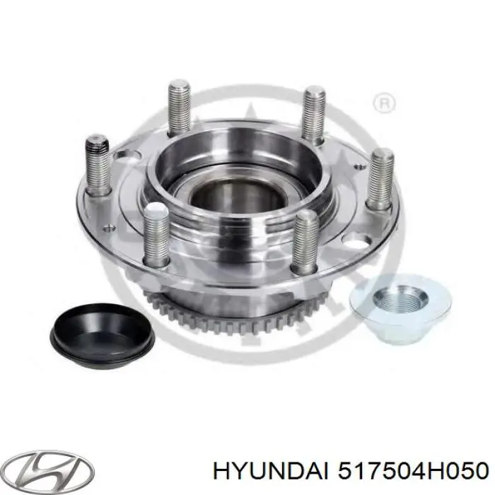 517504H050 Hyundai/Kia cubo de rueda delantero