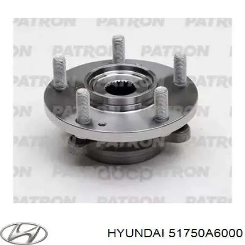Buje de rueda delantero 51750A6000 Hyundai/Kia