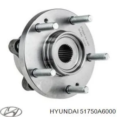 51750A6000 Hyundai/Kia cubo de rueda delantero