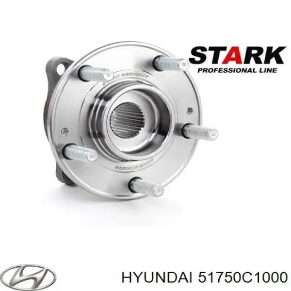 Buje de rueda delantero Hyundai/Kia 51750C1000 precio, desde 77,59 EUR