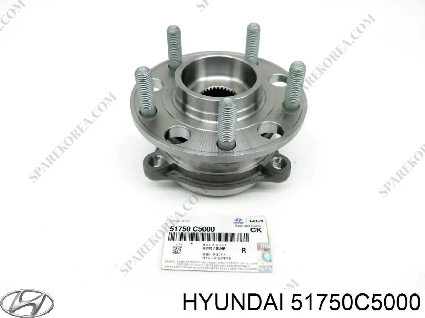 Buje de rueda delantero 51750C5000 Hyundai/Kia