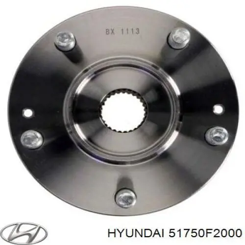 Cubo delantero para Hyundai I30 (PD)