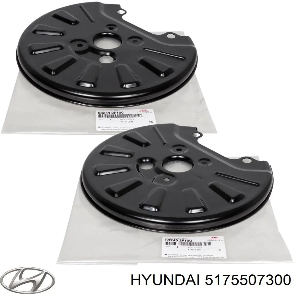Comprar 5175507300 Hyundai/Kia Protector del disco de freno delantero izquierdo