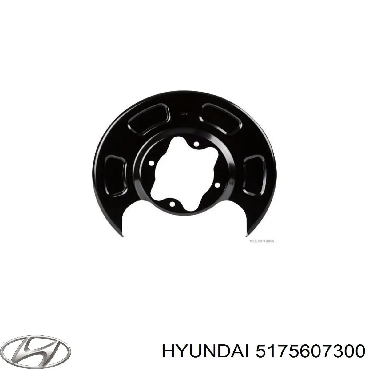 5175607300 Hyundai/Kia Protector de disco de freno delantero derecho