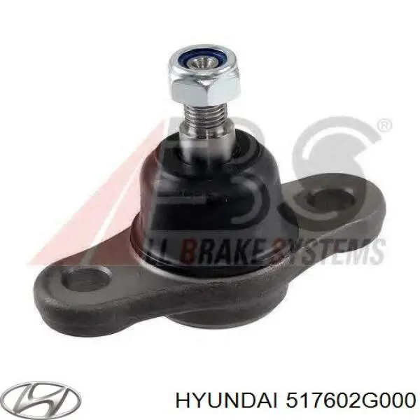 517602G000 Hyundai/Kia rótula de suspensión inferior