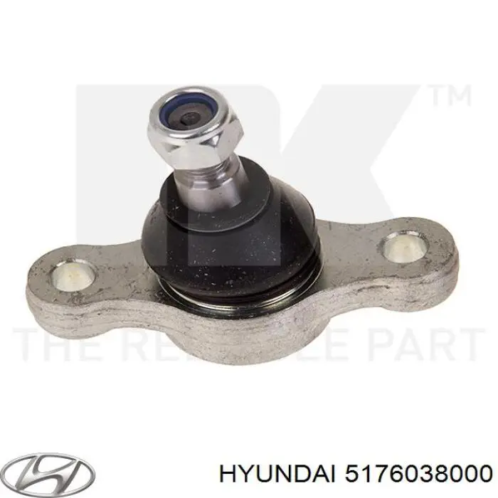 Rótula inferior de suspensión Hyundai/Kia 5176038000 precio, desde 13,19 EUR