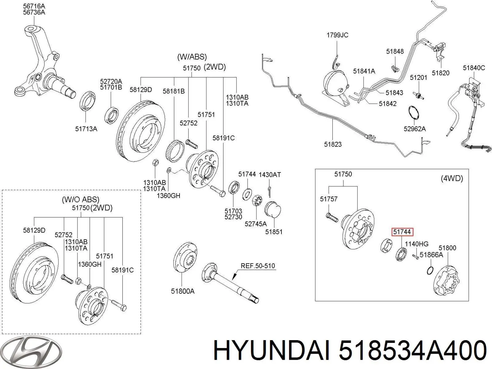 518534A400 Hyundai/Kia