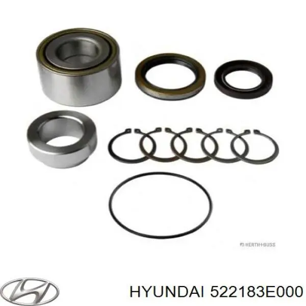 522183E000 Hyundai/Kia anillo retén de semieje, eje trasero, interior