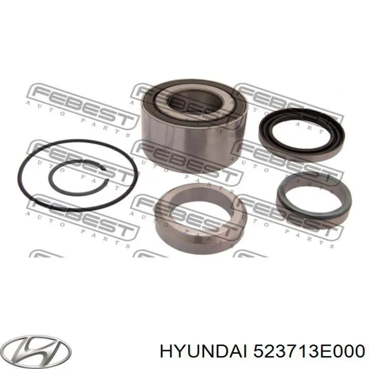 Cojinete del semieje trasero 523713E000 Hyundai/Kia