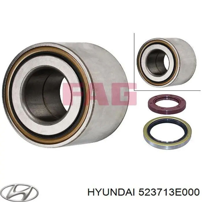 Cojinete del semieje trasero Hyundai/Kia 523713E000
