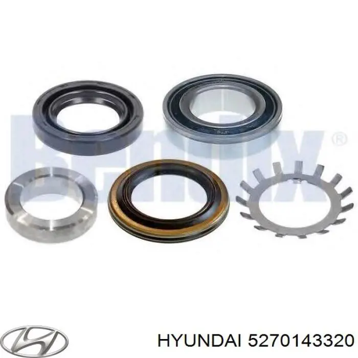 5270143320 Hyundai/Kia cojinete de rueda trasero