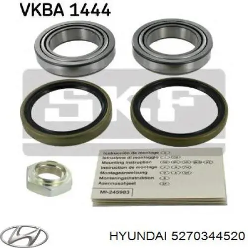 5270344520 Hyundai/Kia cojinete de rueda delantero