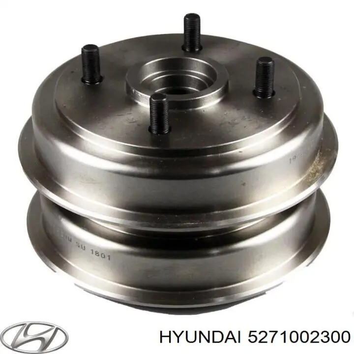 Tambor de freno trasero 5271002300 Hyundai/Kia