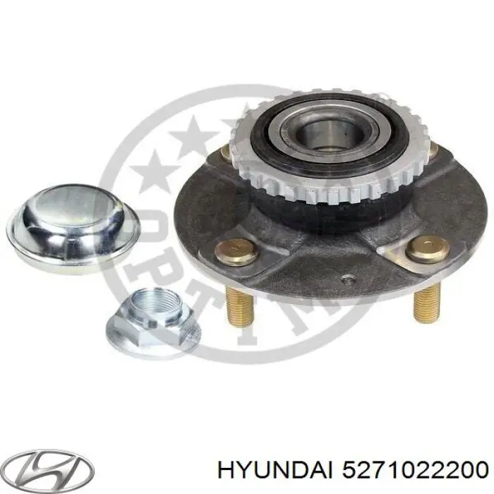 5271022200 Hyundai/Kia cubo de rueda trasero