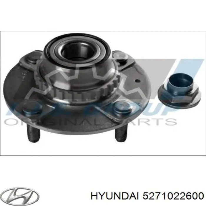 5271022600 Hyundai/Kia cubo de rueda trasero