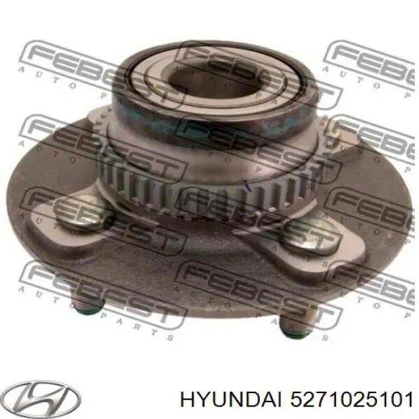 Cubo de rueda trasero 5271025101 Hyundai/Kia
