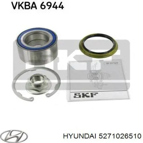 5271026510 Hyundai/Kia Rodamiento de rueda trasera
