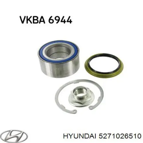 Comprar 5271026510 Hyundai/Kia Cojinete de rueda trasero