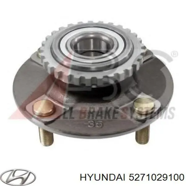 5271029100 Hyundai/Kia cubo de rueda trasero