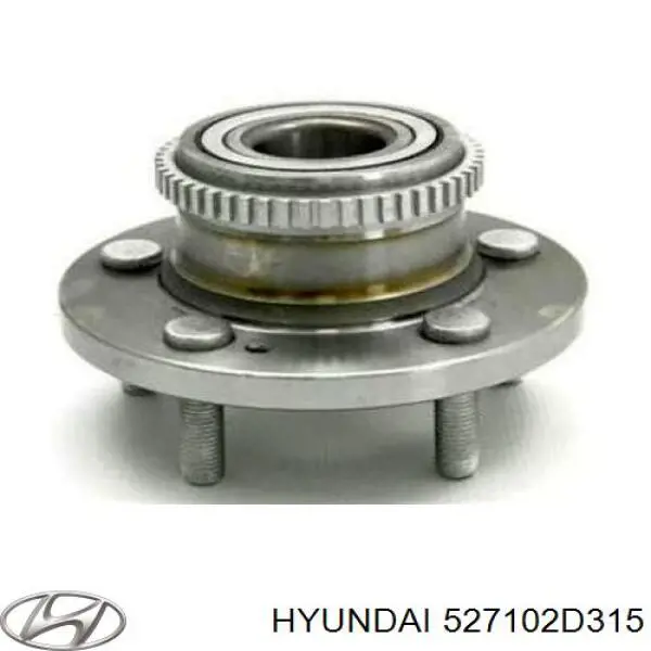 527102D315 Hyundai/Kia cubo de rueda trasero