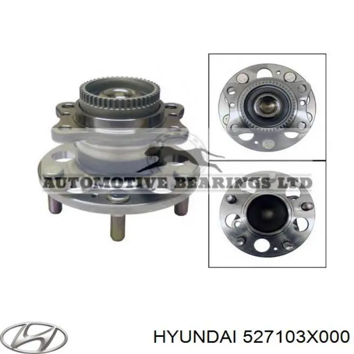 Cubo de rueda trasero 527103X000 Hyundai/Kia