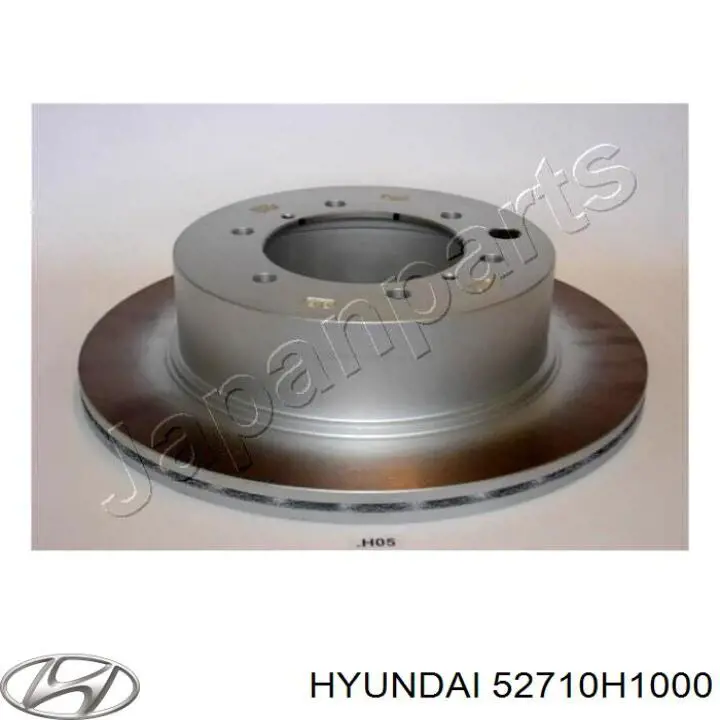 Disco de freno trasero 52710H1000 Hyundai/Kia