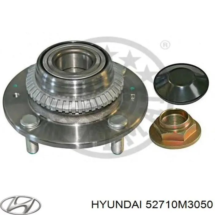 52710M3050 Hyundai/Kia cubo de rueda trasero