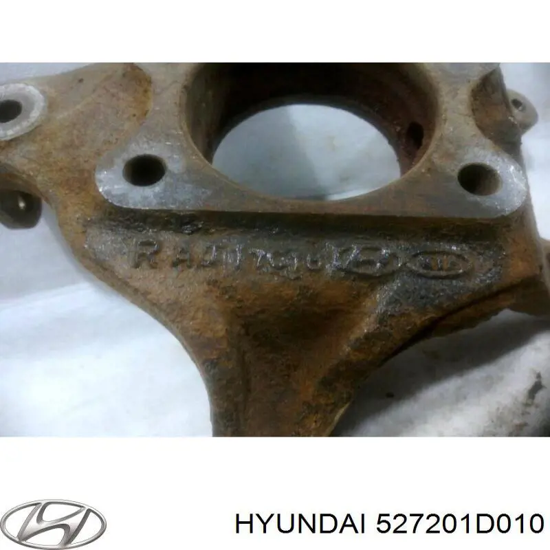 527201D010 Hyundai/Kia muñón del eje, suspensión de rueda, trasero derecho