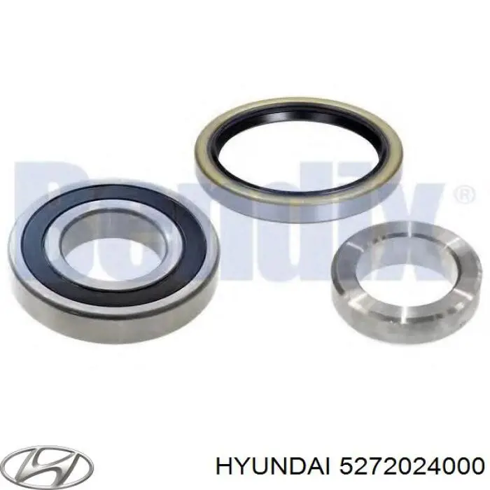 5272024000 Hyundai/Kia cojinete de rueda trasero