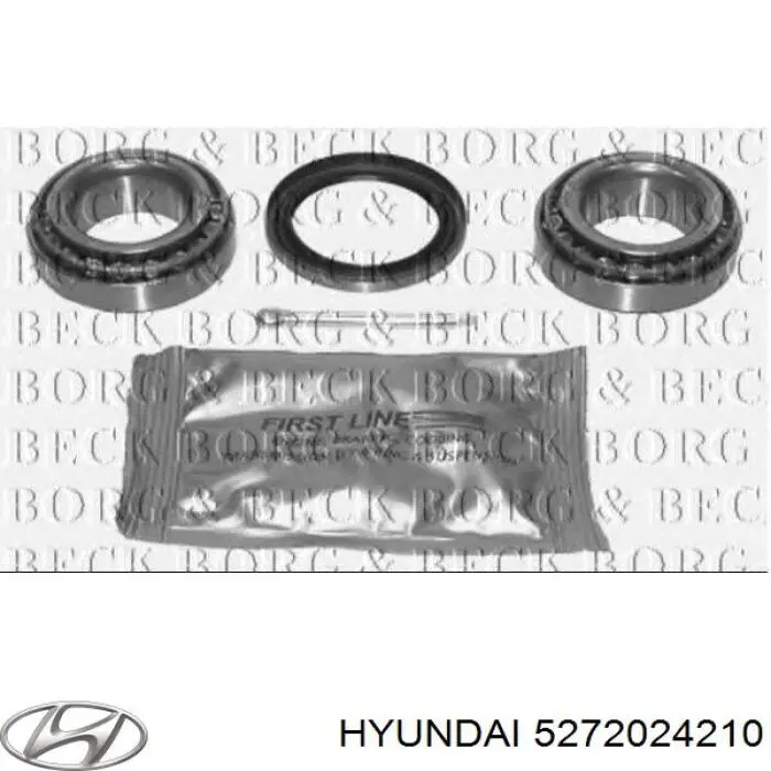 5272024210 Hyundai/Kia cojinete de rueda trasero