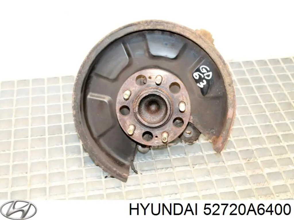 52720A6400 Hyundai/Kia Mangueta trasera derecha