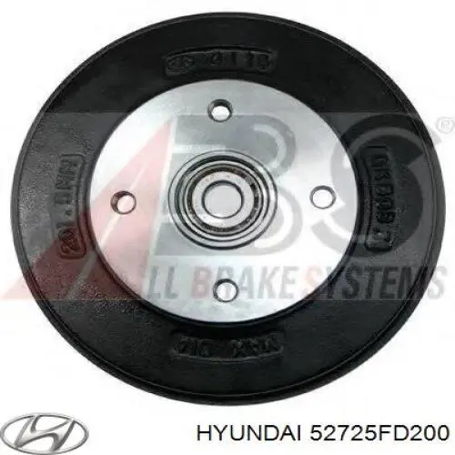 Comprar 52725FD200 Hyundai/Kia Tambor de freno trasero