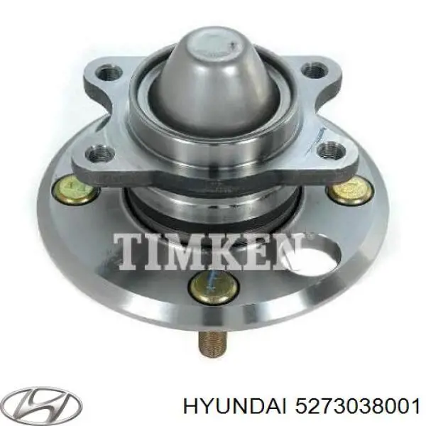 5273038001 Hyundai/Kia cubo de rueda trasero