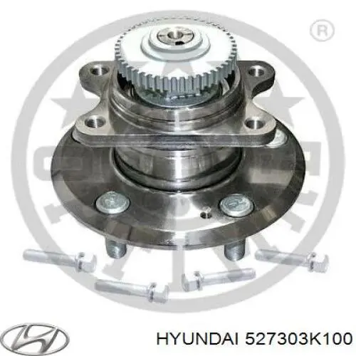 527303K100 Hyundai/Kia cubo de rueda trasero