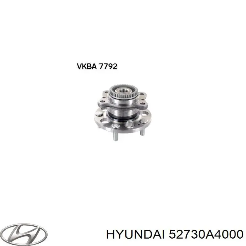 52730A4000 Hyundai/Kia cubo de rueda trasero