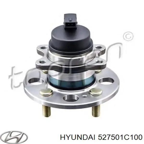 Cubo de rueda trasero 527501C100 Hyundai/Kia