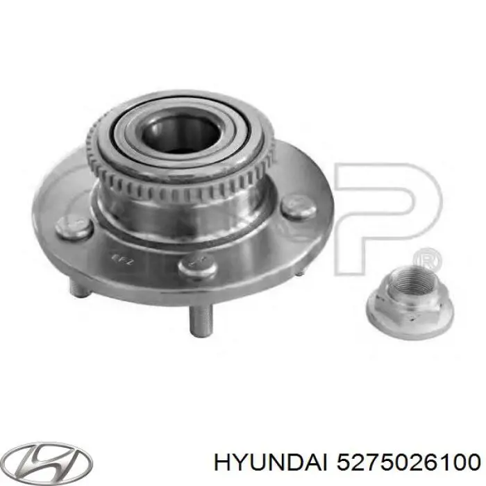 5275026100 Hyundai/Kia cubo de rueda trasero