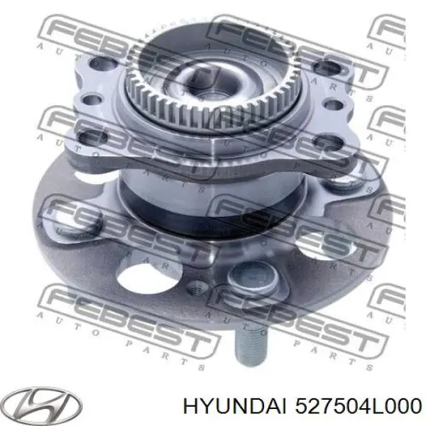 527504L000 Hyundai/Kia cubo de rueda trasero