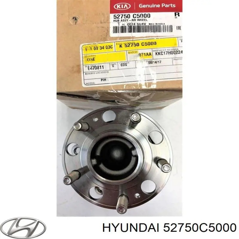 Cubo de rueda trasero IJ113080 Iljin