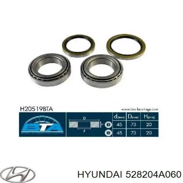 Retén exterior del semieje trasero Hyundai/Kia 528204A060 precio, desde 14,68 EUR
