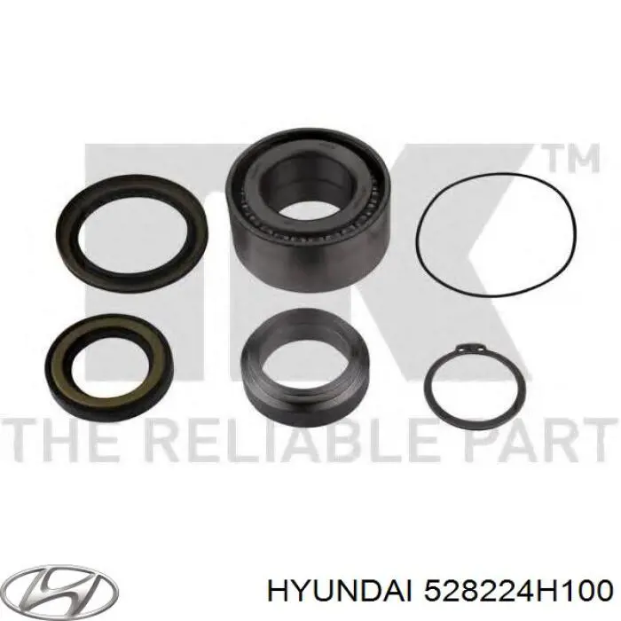 Anillo de retención del rodamiento del semieje trasero Hyundai/Kia 528224H100 precio, desde 41,32 EUR
