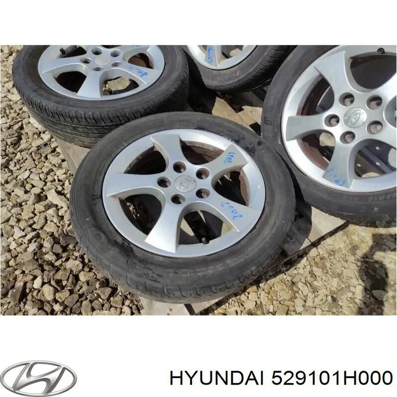 529101H000 Hyundai/Kia llantas de aleacion, (aleacion de titanio)